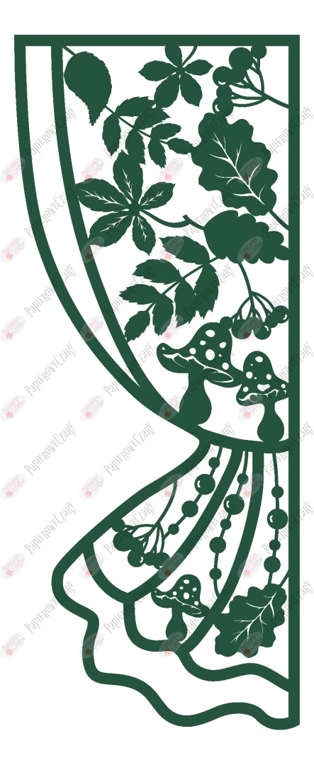 Zasłonka jesienna 2 Dekoracje z papieru