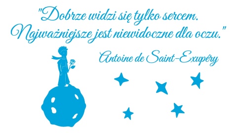 Zestaw 301 Mały Książę "Dobrze widzi się tylko sercem..." Dekoracje z papieru Zestaw 301 Mały Książę "Dobrze widzi się tylko sercem..." Dekoracje z papieru