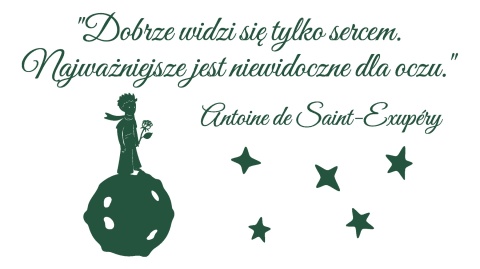 Zestaw 301 Mały Książę "Dobrze widzi się tylko sercem..." Dekoracje z papieru Zestaw 301 Mały Książę "Dobrze widzi się tylko sercem..." Dekoracje z papieru