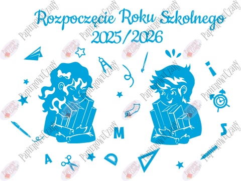 Zestaw 223 Rozpoczęcie Roku Szkolnego Dekoracje z papieru