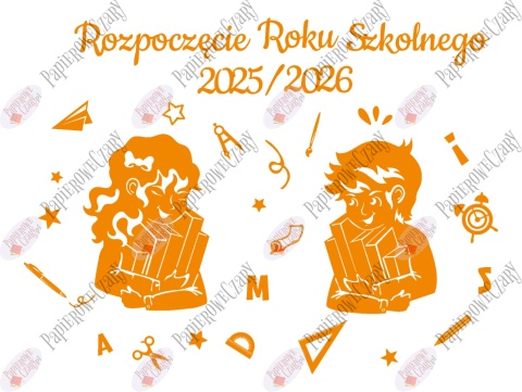 Zestaw 223 Rozpoczęcie Roku Szkolnego Dekoracje z papieru