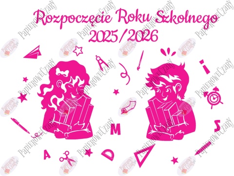 Zestaw 223 Rozpoczęcie Roku Szkolnego Dekoracje z papieru