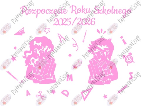 Zestaw 223 Rozpoczęcie Roku Szkolnego Dekoracje z papieru