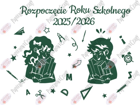 Zestaw 223 Rozpoczęcie Roku Szkolnego Dekoracje z papieru