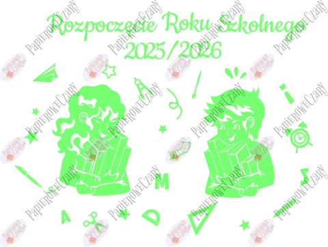 Zestaw 223 Rozpoczęcie Roku Szkolnego Dekoracje z papieru