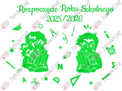 Zestaw 223 Rozpoczęcie Roku Szkolnego Dekoracje z papieru