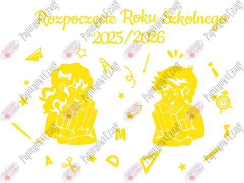 Zestaw 223 Rozpoczęcie Roku Szkolnego Dekoracje z papieru