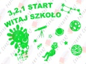 Zestaw 222 Rok szkolny Kosmos Dekoracje z papieru