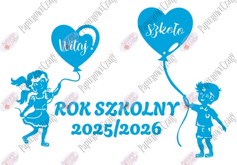 Zestaw 226 Rok Szkolny Dzieci Balony Dekoracje z papieru