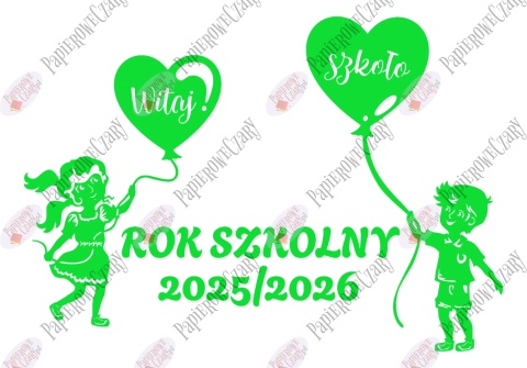 Zestaw 226 Rok Szkolny Dzieci Balony Dekoracje z papieru