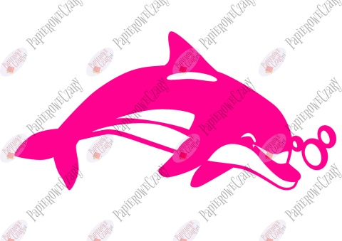 Delfin 2 Dekoracje z papieru