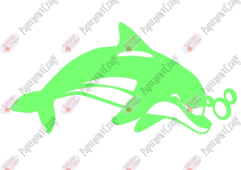 Delfin 2 Dekoracje z papieru