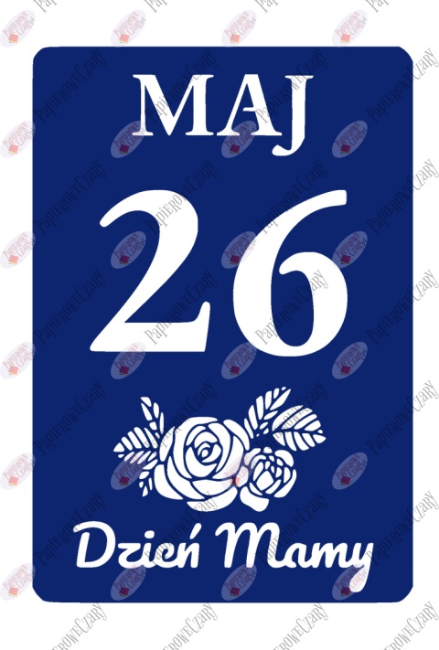 Kartka z kalendarza 26 Maj 1 Dekoracje z papieru