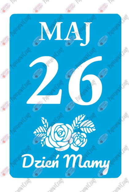 Kartka z kalendarza 26 Maj 1 Dekoracje z papieru