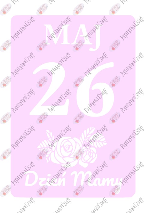 Kartka z kalendarza 26 Maj 1 Dekoracje z papieru
