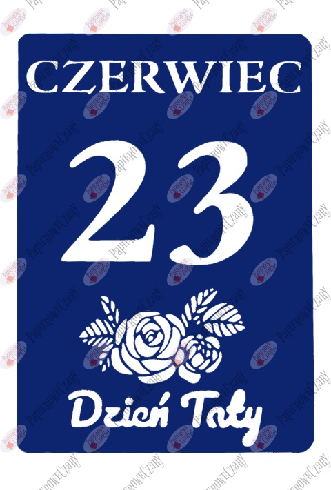 Kartka z kalendarza 23 Czerwiec 1 Dekoracje z papieru