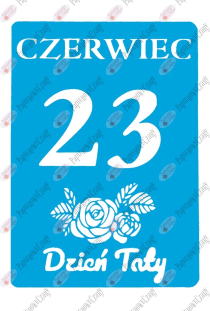 Kartka z kalendarza 23 Czerwiec 1 Dekoracje z papieru