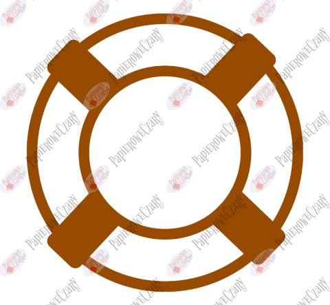 Koło ratunkowe 1 Dekoracje z papieru