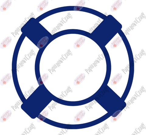 Koło ratunkowe 1 Dekoracje z papieru