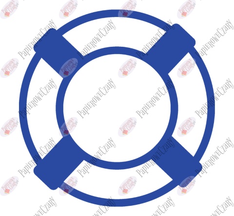 Koło ratunkowe 1 Dekoracje z papieru