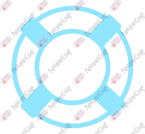 Koło ratunkowe 1 Dekoracje z papieru