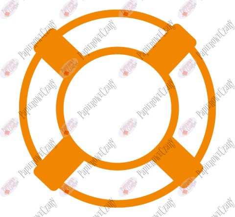 Koło ratunkowe 1 Dekoracje z papieru