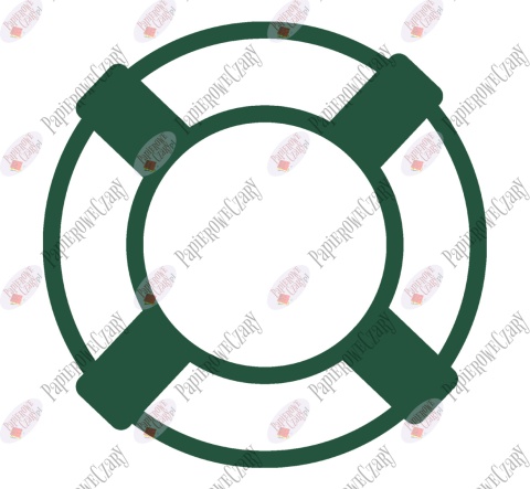 Koło ratunkowe 1 Dekoracje z papieru