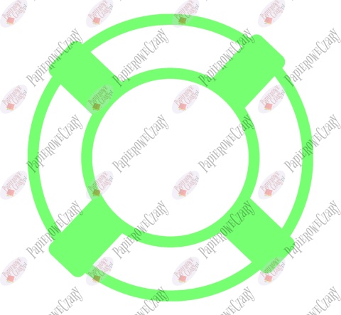 Koło ratunkowe 1 Dekoracje z papieru