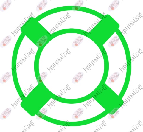 Koło ratunkowe 1 Dekoracje z papieru