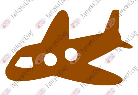 Samolot 1 Dekoracje z papieru