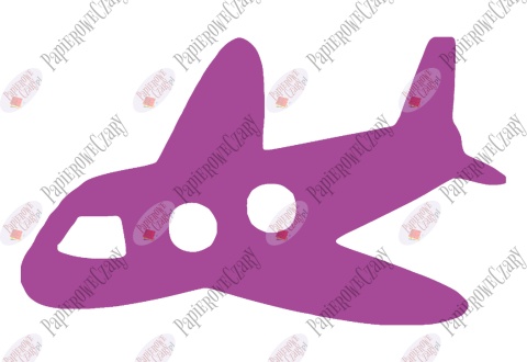 Samolot 1 Dekoracje z papieru
