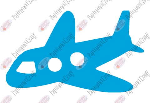 Samolot 1 Dekoracje z papieru