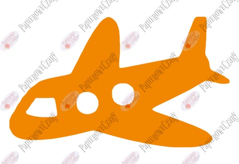 Samolot 1 Dekoracje z papieru