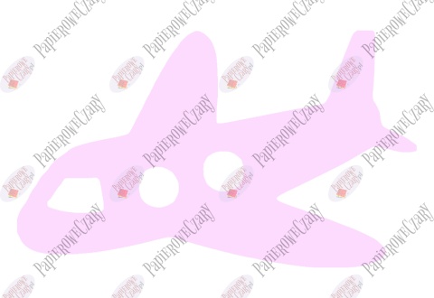 Samolot 1 Dekoracje z papieru