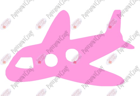 Samolot 1 Dekoracje z papieru