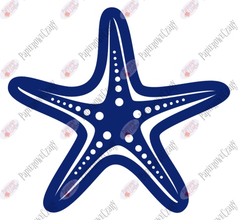 Rozgwiazda 2 Dekoracje z papieru