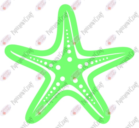 Rozgwiazda 2 Dekoracje z papieru