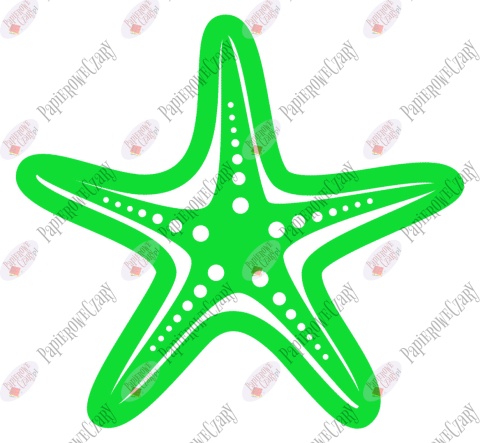 Rozgwiazda 2 Dekoracje z papieru