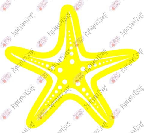 Rozgwiazda 2 Dekoracje z papieru