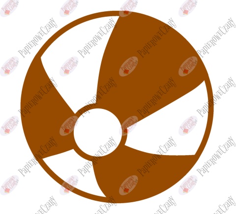 Piłka 2 Dekoracje z papieru