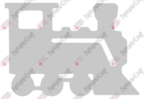 Lokomotywa 1 Dekoracje z papieru