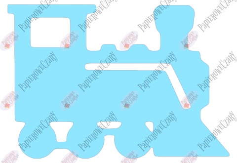 Lokomotywa 1 Dekoracje z papieru