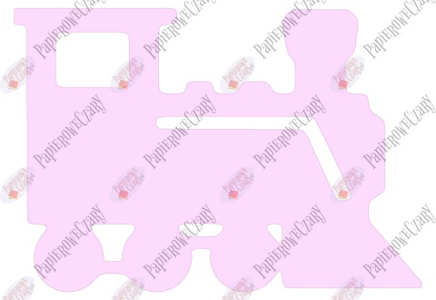 Lokomotywa 1 Dekoracje z papieru