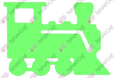 Lokomotywa 1 Dekoracje z papieru