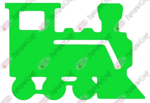 Lokomotywa 1 Dekoracje z papieru