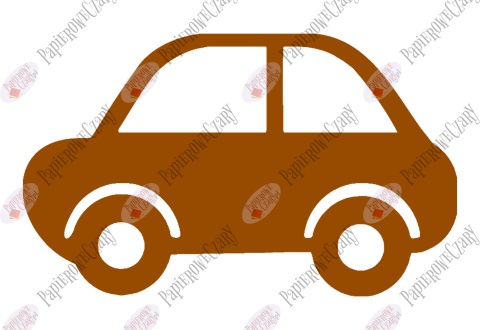 Samochód 1 Dekoracje z papieru