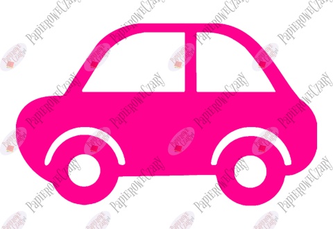 Samochód 1 Dekoracje z papieru