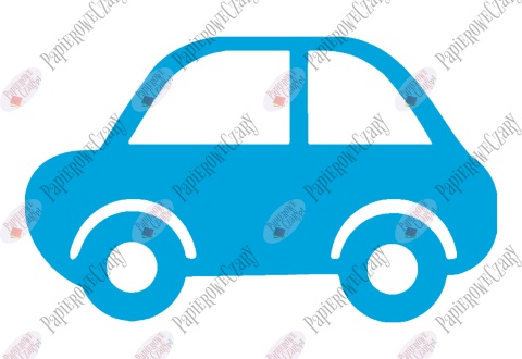 Samochód 1 Dekoracje z papieru