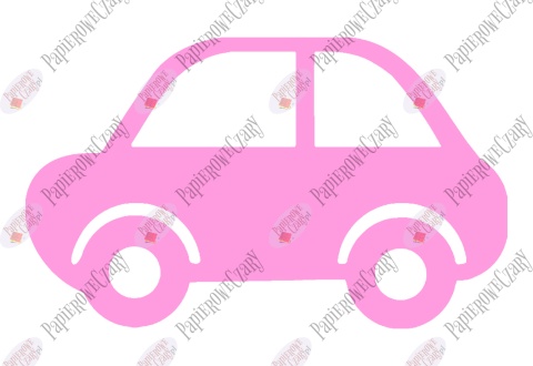 Samochód 1 Dekoracje z papieru