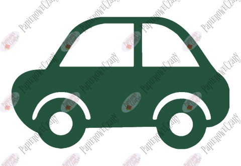 Samochód 1 Dekoracje z papieru